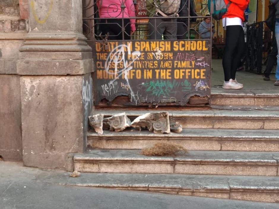 Las autoridades monitorean para verificar si más inmuebles sufrieron daños. (Foto: Emisoras Unidas Xela/Facebook)