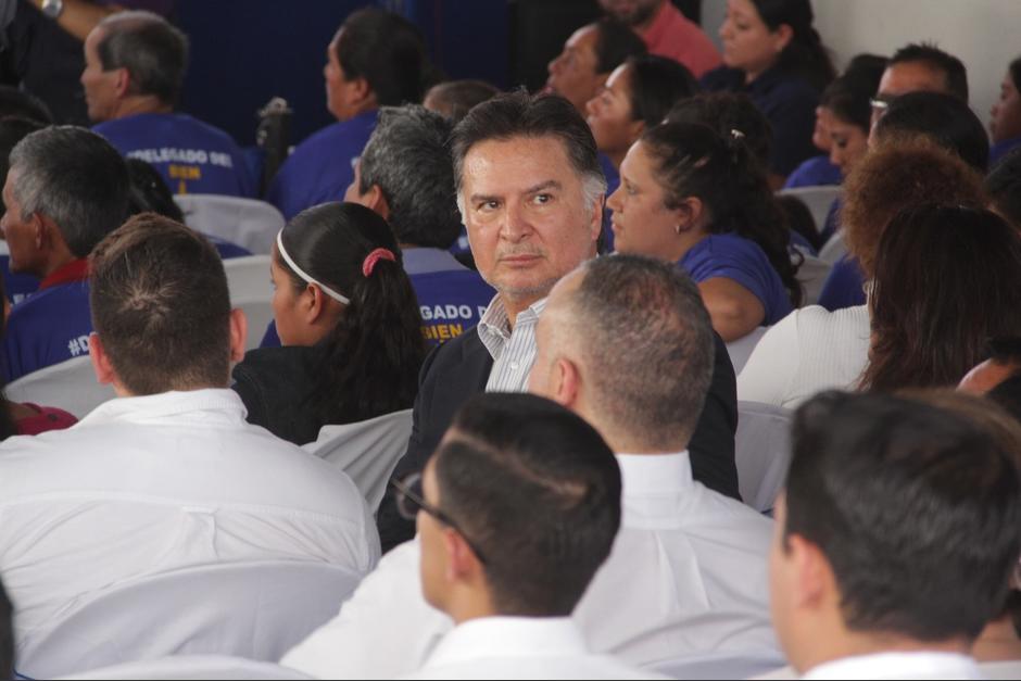 El fin de semana se efectuó una asamblea del partido Bien donde figura el expresidente Alfonso Portillo. (Foto: Fredy Hernández/Soy502) 