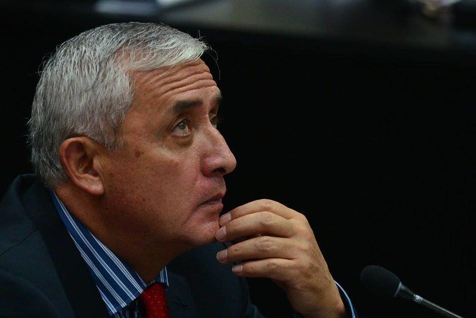 El expresidente de Guatemala se encuentra procesado en varios casos por corrupción. (Foto: Wilder López/Soy502)