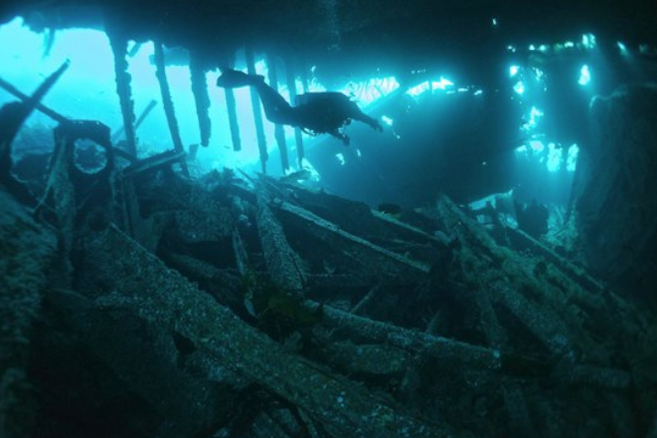 Un escáner identificó la forma de un naufragio y envió a un vehículo de operación remota a investigar (Foto: tripadvisor)