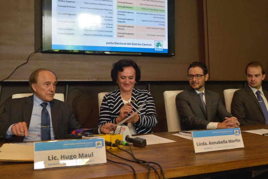 La Junta Electoral del Distrito Central oficializó la integración de la corporación municipal de Guatemala. (Foto: Jesús Alfonso/Soy502)