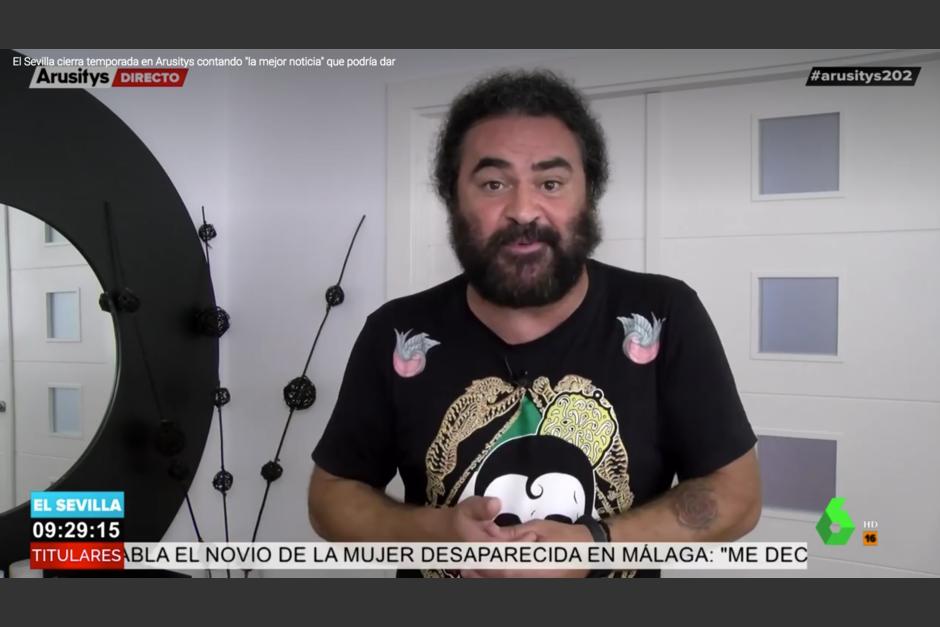 El Sevilla se despidió de una manera muy original del cierre de la temporada de su sección en un programa de La Sexta. (Captura Video)