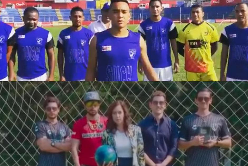 Suchitepéquez hizo un anuncio parecido al de Club de Cuervos. (Foto: Captura)