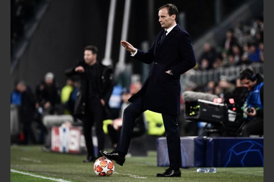 El técnico de la Juventus tuvo un gesto deportivo del que muchos hablan. (Foto: AFP) 