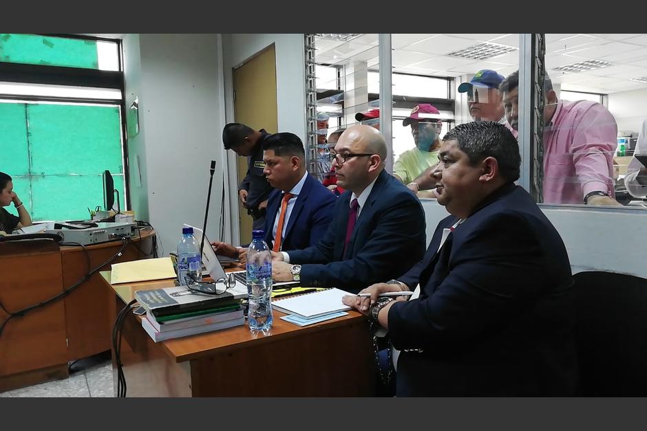 Luis Gómez durante la audiencia de primera declaración. (Foto: Evelyn de León/Soy502)