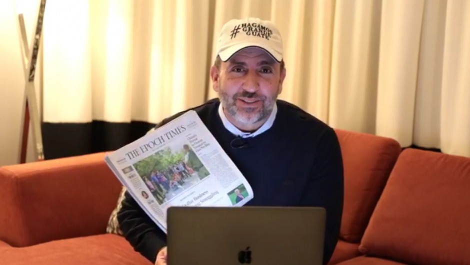 Roberto Arzú aseguró en un video en Facebook que estaba en Estados Unidos. (Foto: captura pantalla) 