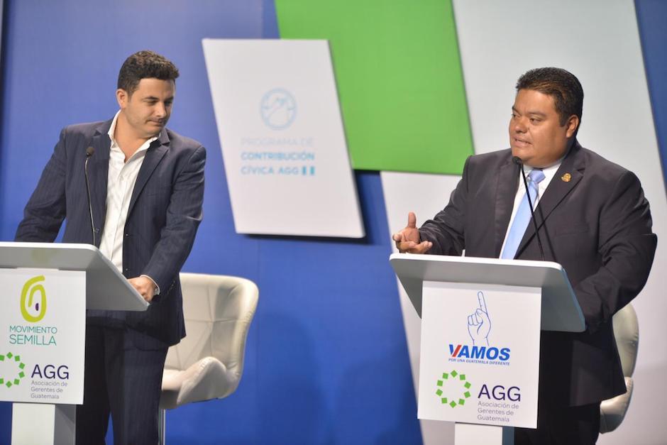 Cinco candidatos a diputados se hicieron señalamientos y criticas sobre sus discursos y pasado político (Foto: Jesús Alfonso/Soy502)