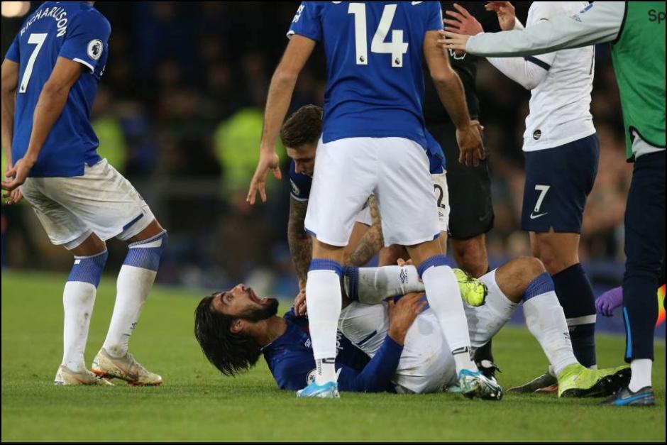 El terrible momento de la lesión de André Gomes. (Foto: AS) 
