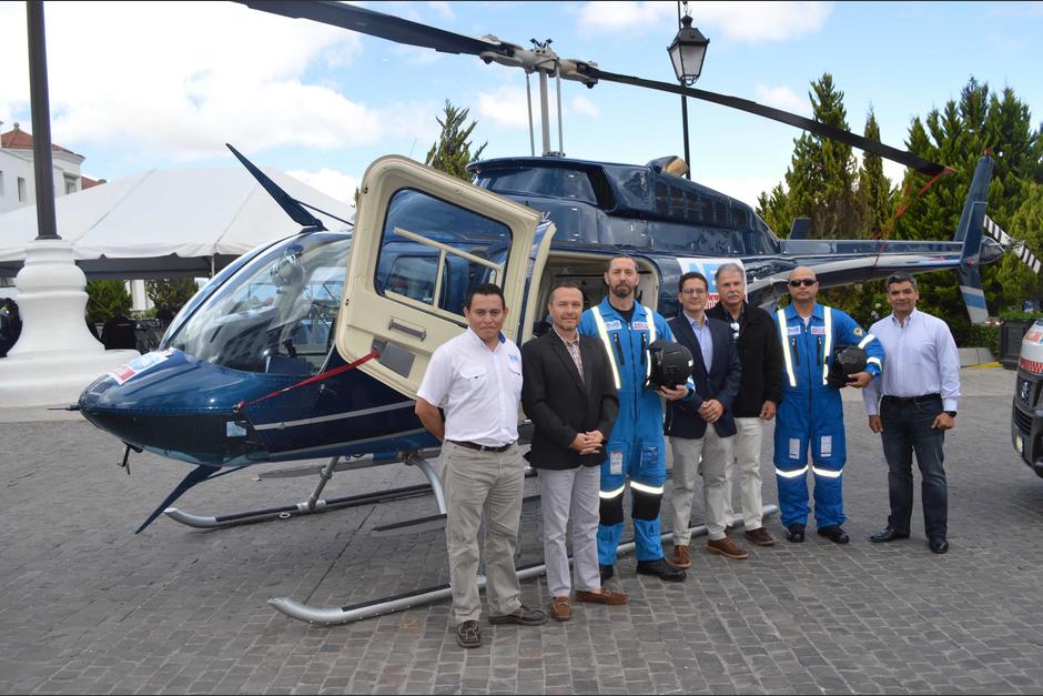 El helicóptero cuenta con un equipo médico avanzado. (Foto: Fernando Pinetta)