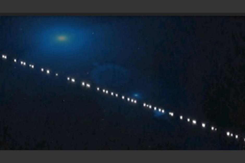 Los objetos voladores fueron divisados no solo en Guatemala, sino en varios países de la región. (Foto: Twitter)