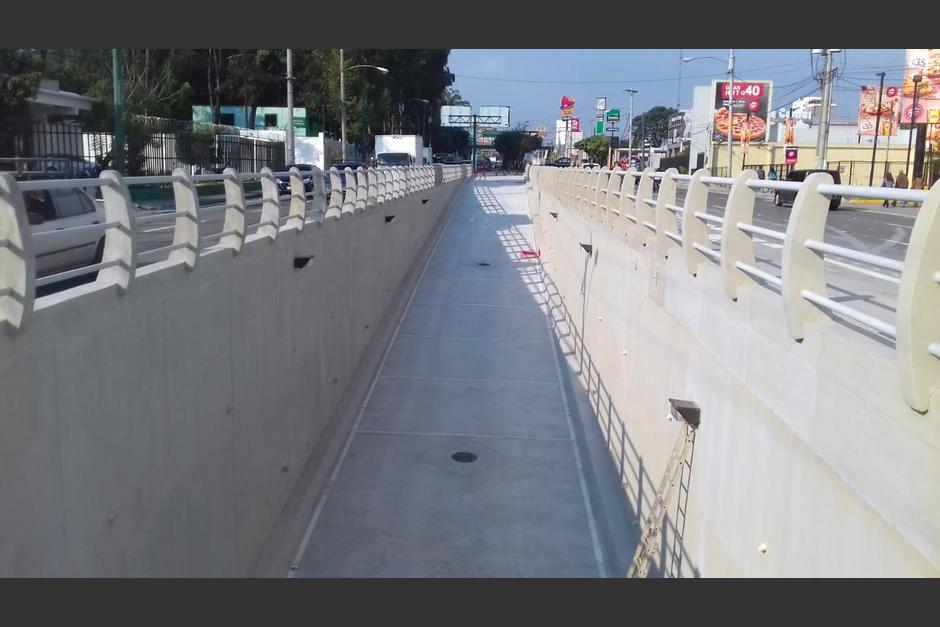 La obra permitirá una circulación continua hacia la 35 calle de la zona 12 para incorporarse a la calzada Atanasio Tzul. (Foto: Municipalidad de Gutemala)