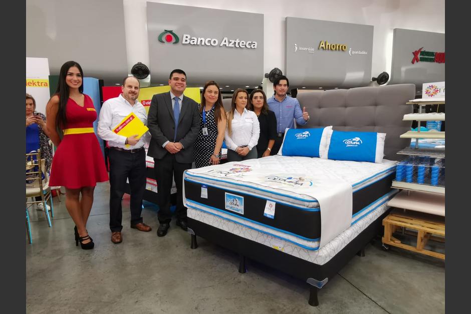 Tienda Elektra Roosevelt y Camas Olympia presentaron la nueva línea de camas “Matiz”. (Foto: cortesía)