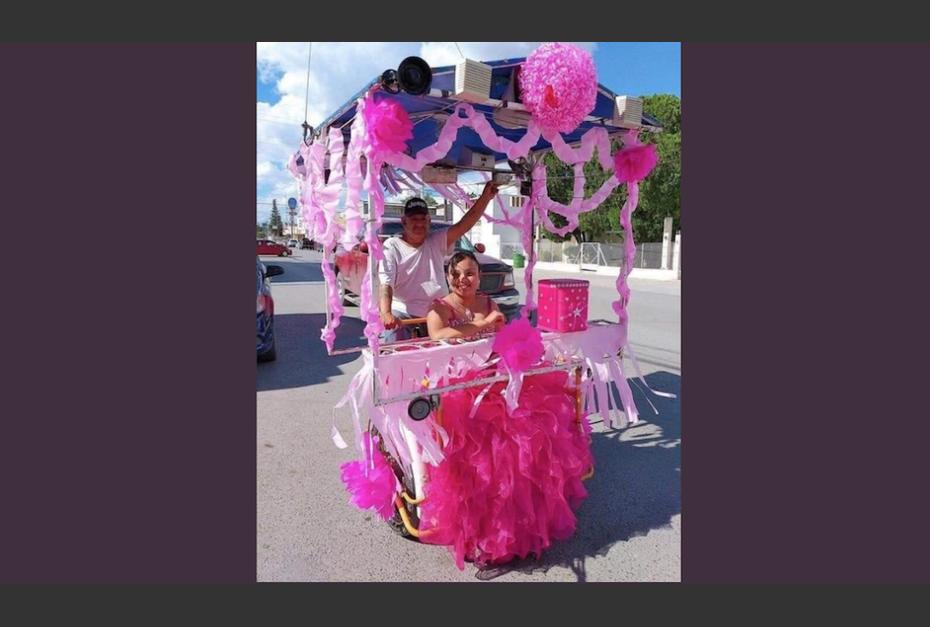 El padre se esforzó por conseguir los fondos para celebrar la fiesta de XV años de su amada hija. (Foto: Noticieros Televisa)