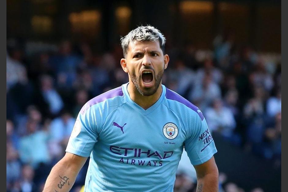 Sergio "Kun" Agüero sufrió un accidente, pero pudo entrenar con normalidad. (Foto: AFP)