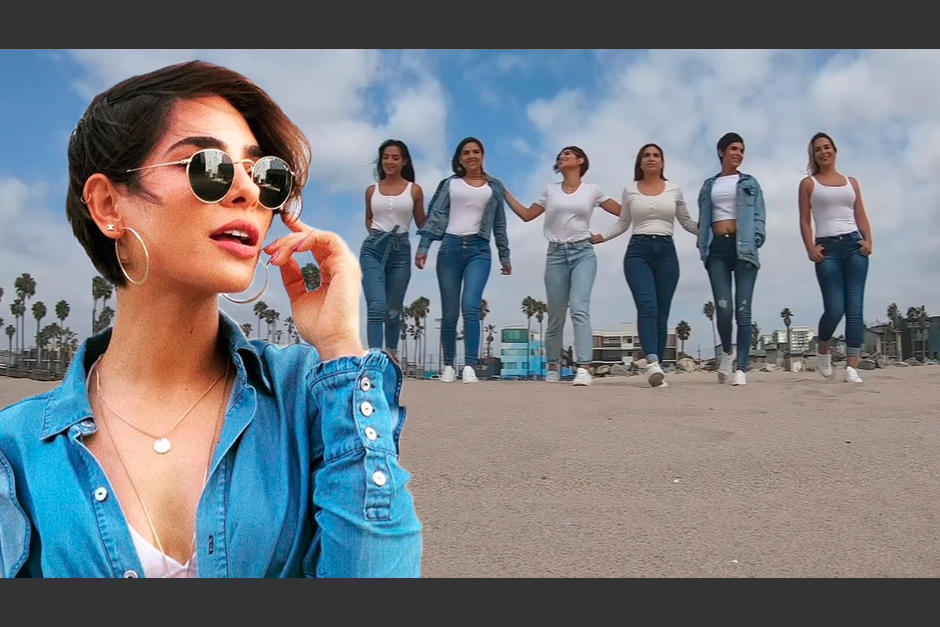 Alejandra Espinoza lanzó su nueva línea de ropa junto a sus hermanas. (Foto: Univisión)