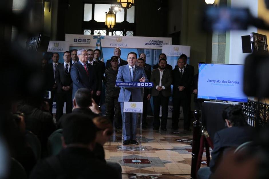 El estado de sitio aún debe ser ratificado por el Congreso. (Foto: Gobierno de Guatemala)