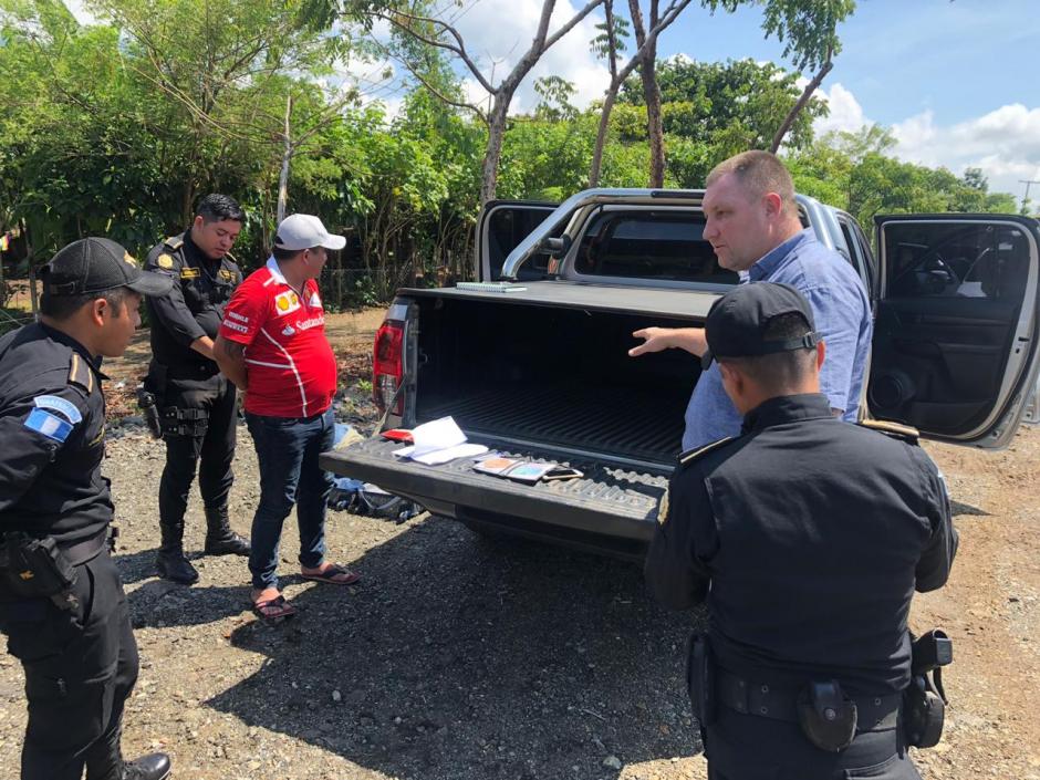 La Policía Nacional Civil (PNC) confirmó la detención de un colombiano. (Foto: PNC) 
