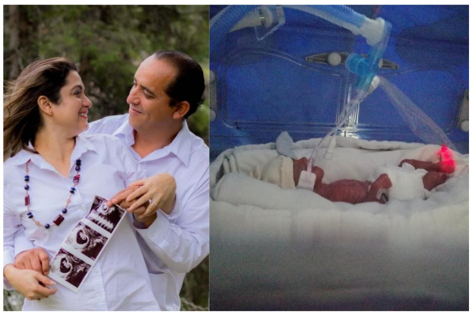 Esta familia ha luchado mucho por su bebé, es momento de poderlos ayudar. (Fotos cortesía)