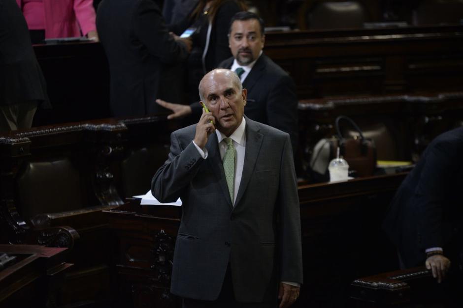 Taracena no acudió a la sesión de este jueves en el Congreso. (Foto: Archivo/Soy502)