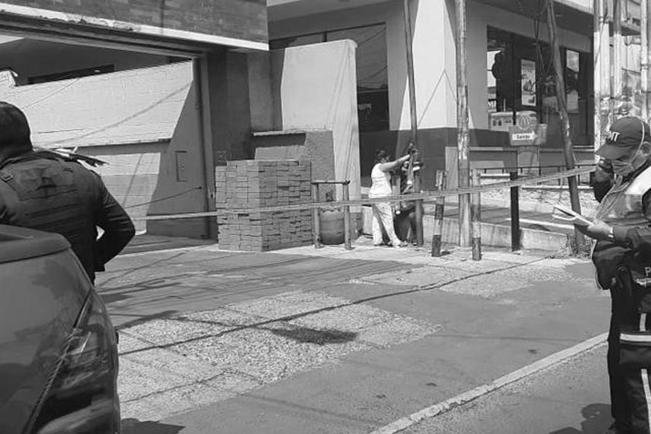 Un primer caso se reportó frente a una comisaría en Mixco. (Foto: Vocero Muni Mixco) 