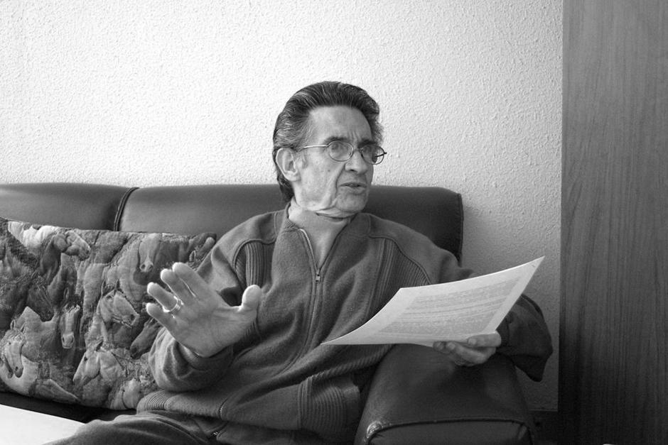Héctor Rosada también obtuvo un doctorado en Ciencias Sociales, especializado en Sociología Militar. (Foto: Ferdy Montepeque/ elPeriódico)