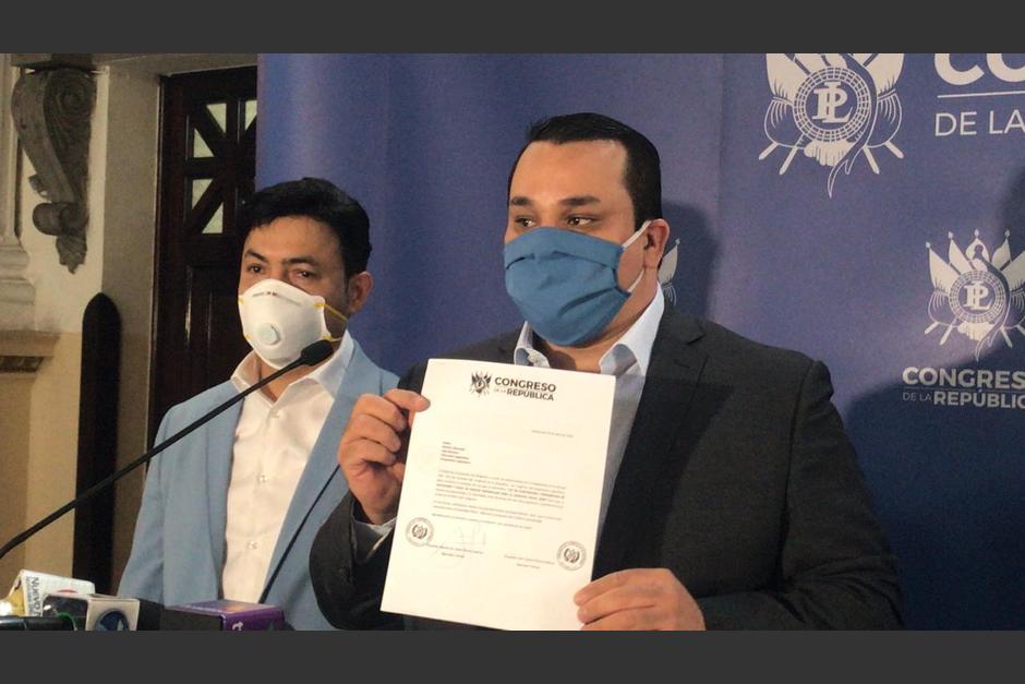 Los diputados de la bancada Victoria presentaron este martes la iniciativa de contención del gasto. (Foto: cortesía José Castro)