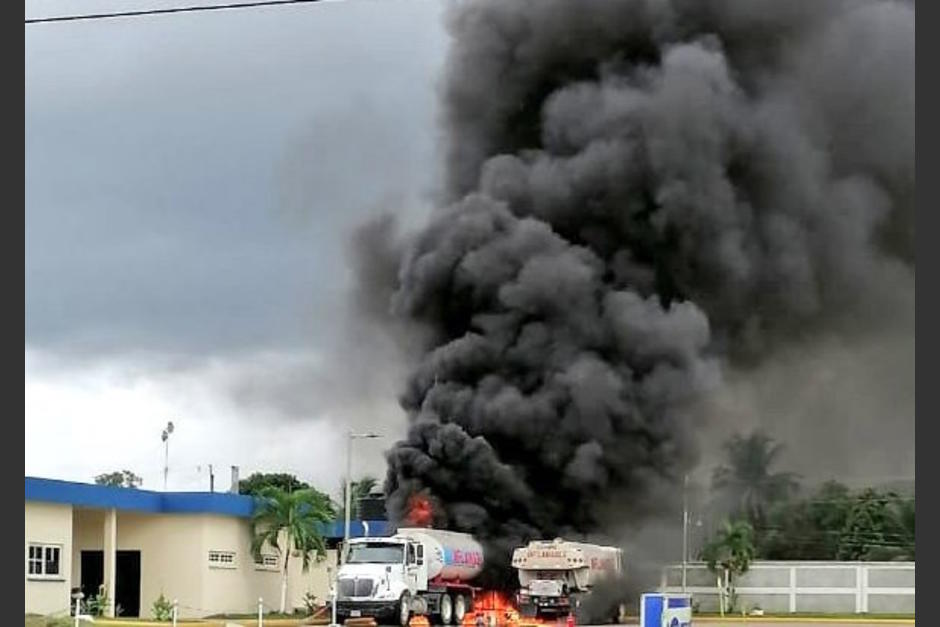 Hasta el momento, los socorristas desconocen si hay víctimas por el incendio. (Foto: captura de pantalla)