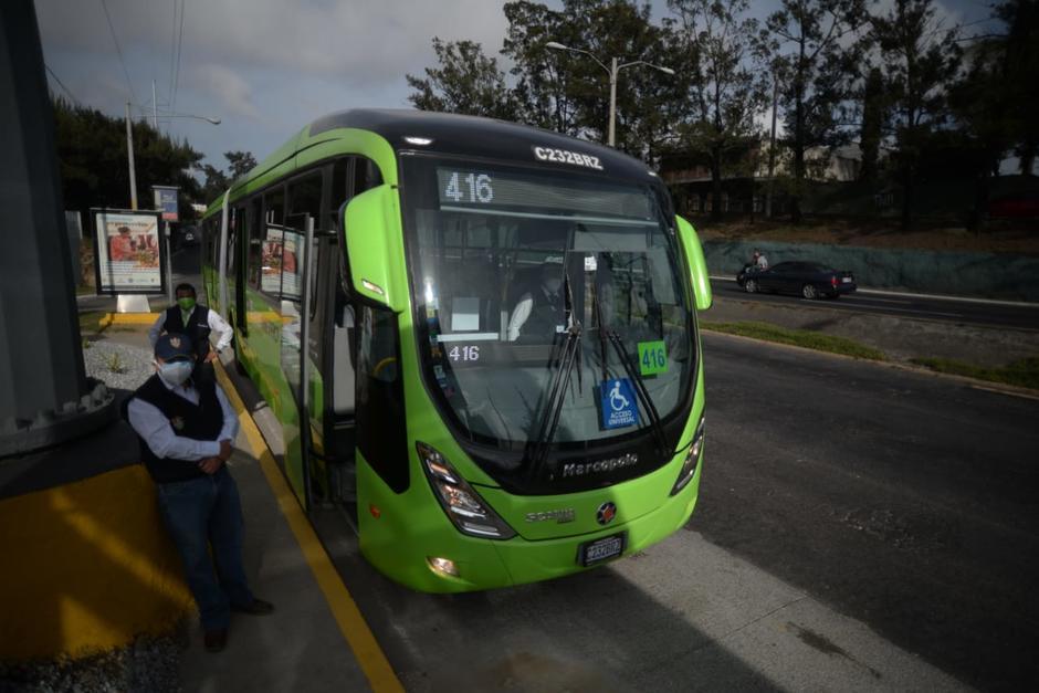 El sevicio comenzará a funcionar este viernes. (Foto: Fredy Hernández/Soy502) 