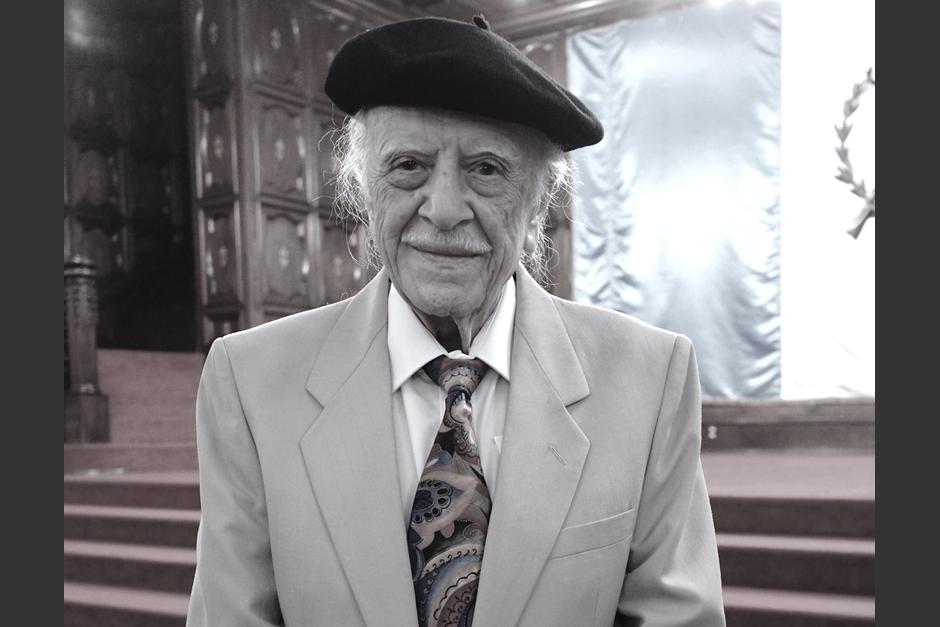 El artista guatemalteco falleció este domingo, según se dio a conocer en las últimas horas. (Foto: Ministerio de Cultura)