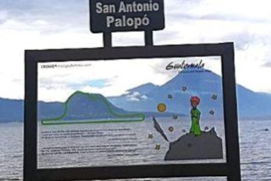 El Cerro de Oro ya tiene un rótulo que lo caracteriza. (Foto: San Antonio Palopó)