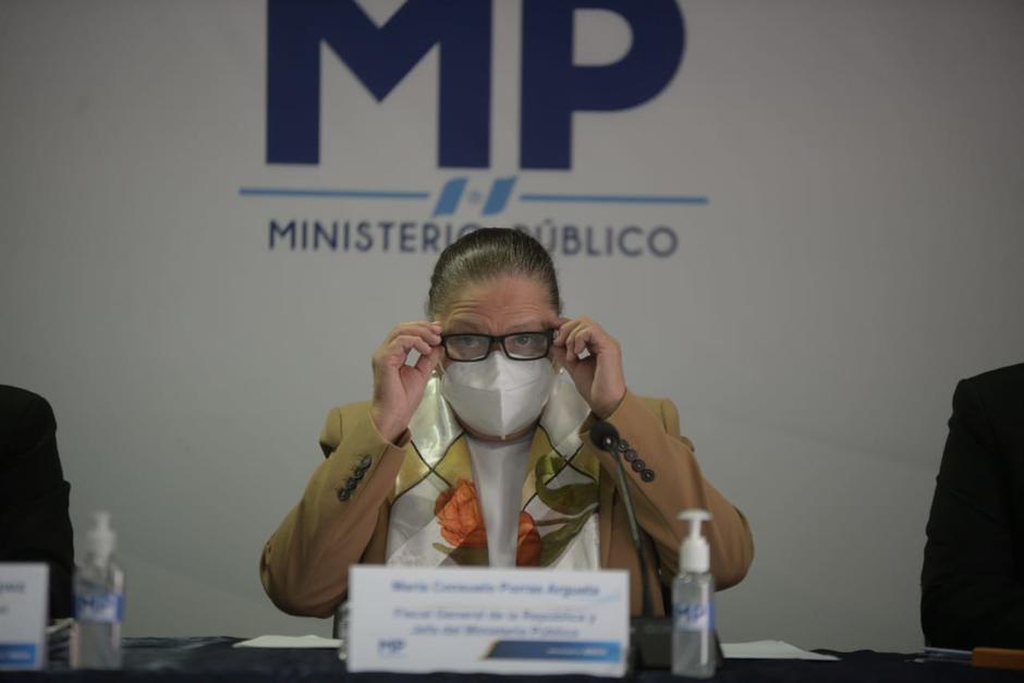 La Fiscal General del MP se pronunció por el caso de investigación contra la FECI. (Foto: Wilder López / Soy502) 