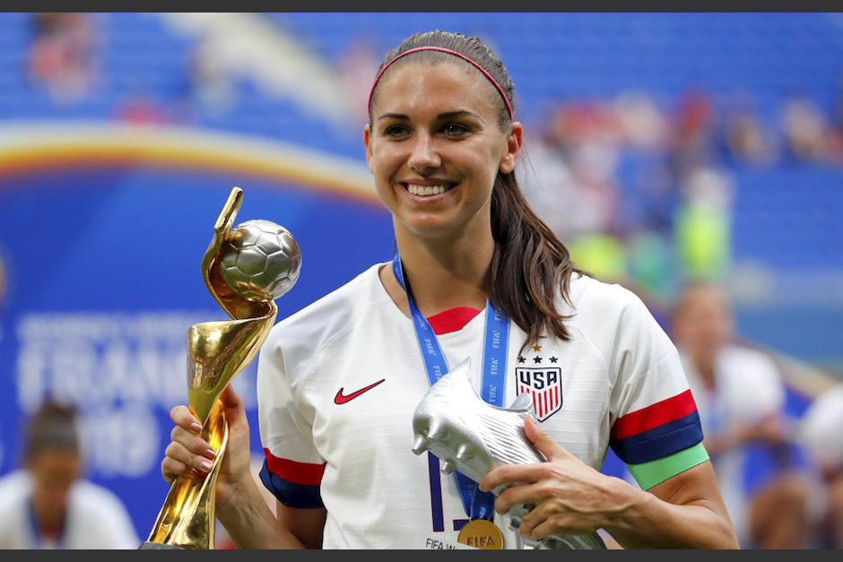 Alex Morgan ha ganado dos Mundiales con Estados Unidos. (Foto: Twitter)