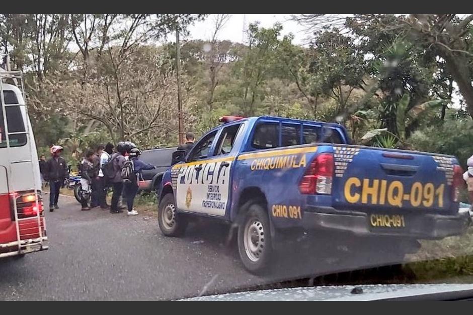 El incidente se produjo a pocos kilómetros de Esquipulas cuando los peregrinos volvían a la ciudad. (Foto: El Express)
