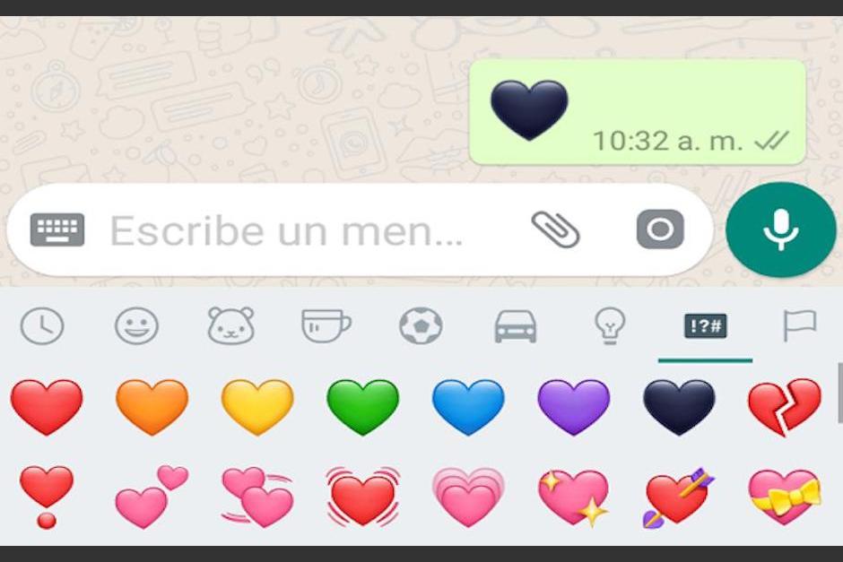 Los corazones de colores en WhatsApp tienen un significado en particular (Foto: Whatsapp)