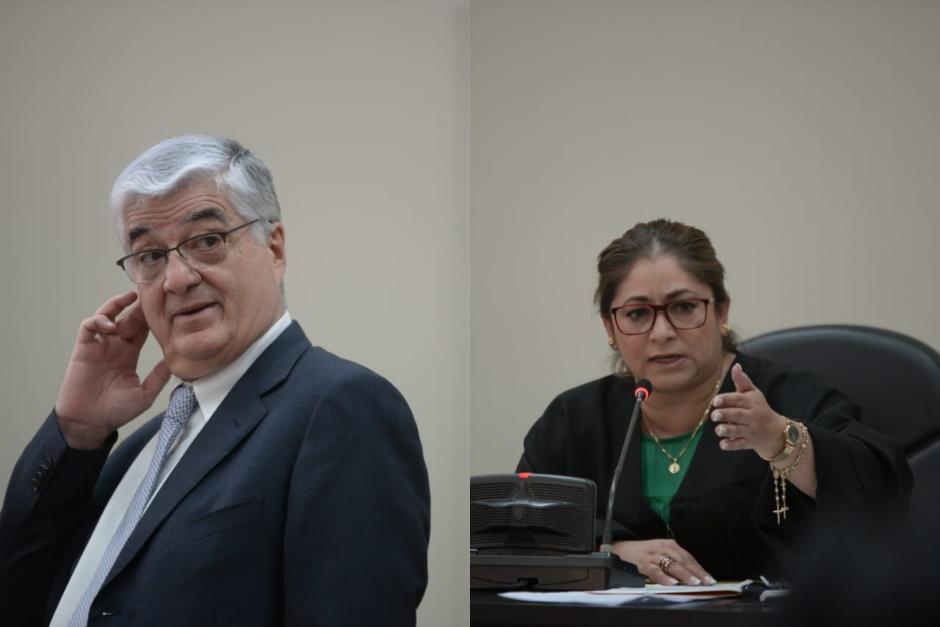 La jueza Claudette Domínguez terminará la audiencia de etapa intermedia resolviendo si Carlos Vielmann y los demás coimpuntados enfrentarán juicio por el caso de ejecuciones extrajudiciales y tortura de reos en el año 2005. (Fotos: Wilder López/Soy502) 