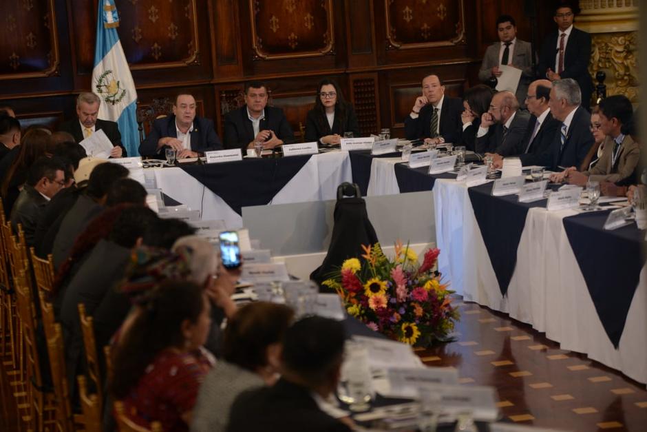 El presidente Alejandro Giammattei participó en la primera reunión de los Consejos de Desarrollo. (Foto: Wilder López/Soy502)