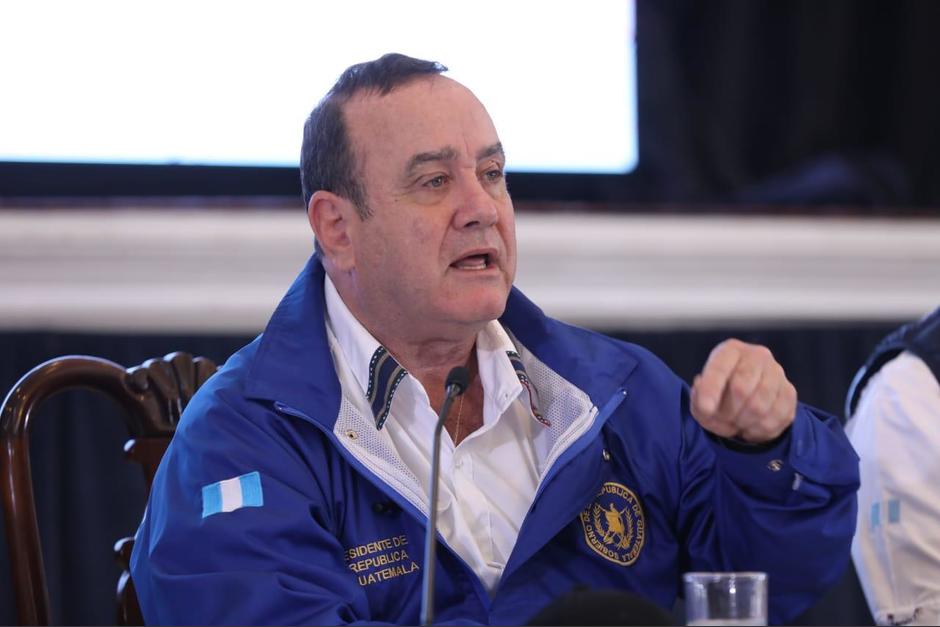 El presidente Alejandro Giammattei participó en el primer Gabinete Móvil que se lleva a cabo en Quetzaltenango. (Foto: SCSP)