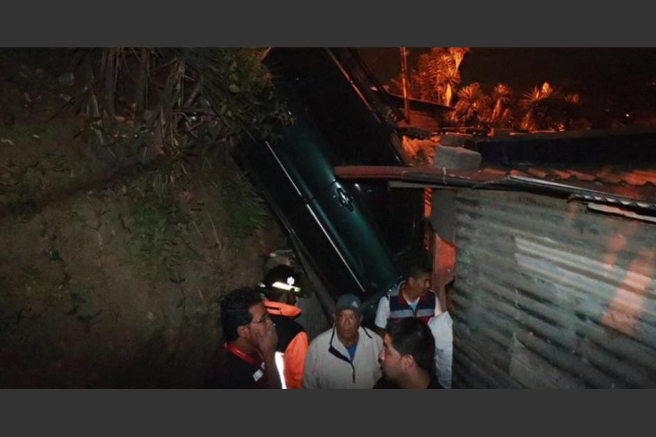 El hecho no dejó personas heridas solo daños materiales. (Foto: CBV) 