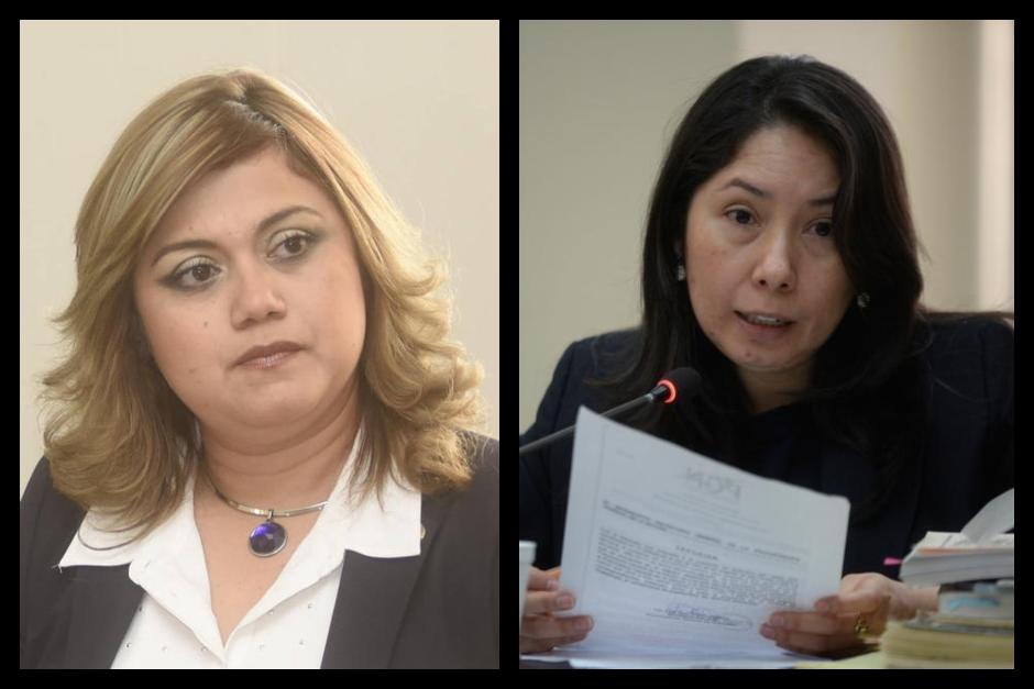 La magistrada Beyla Estrada se excusó para no ser la jueza pesquisidora del antejuicio contra la jueza Erika Aifán. (Fotos: archivo/Soy502) 