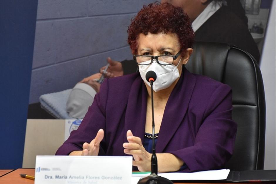 La ministra de Salud, Amelia Flores, ofreció una entrevista a Soy502. (Foto: MSPAS)