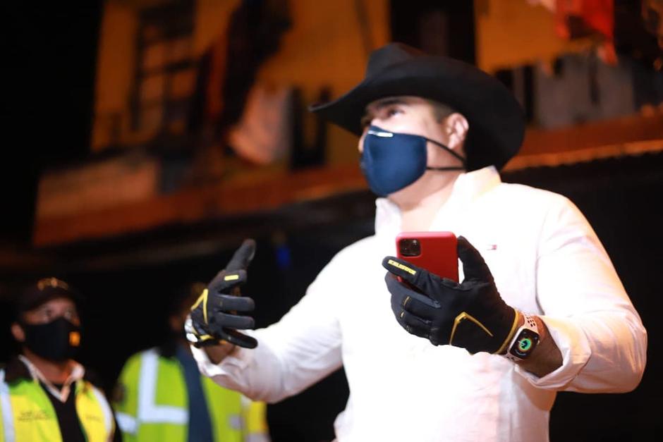 El alcalde de Mixco anunció que volverá a utilizar túneles de desinfección en el municipio. (Foto: Municipalidad de Mixco)