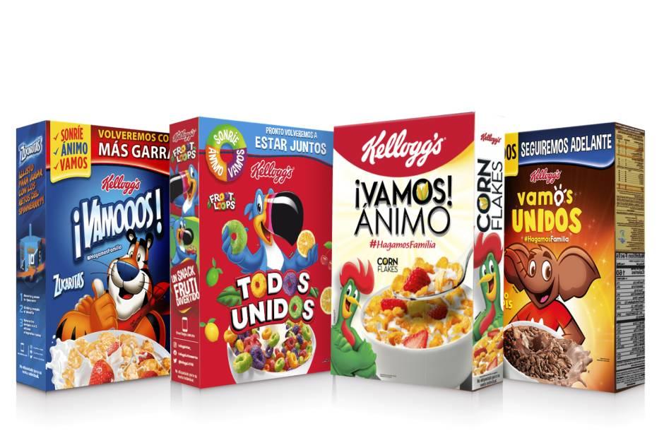 La iniciativa constará de una edición limitada de cajas que contendrán mensajes dirigidos a quienes se han quedado en casa en estos tiempos de pandemia. (Imagen cortesía: Kellogg’s Latinoamérica)