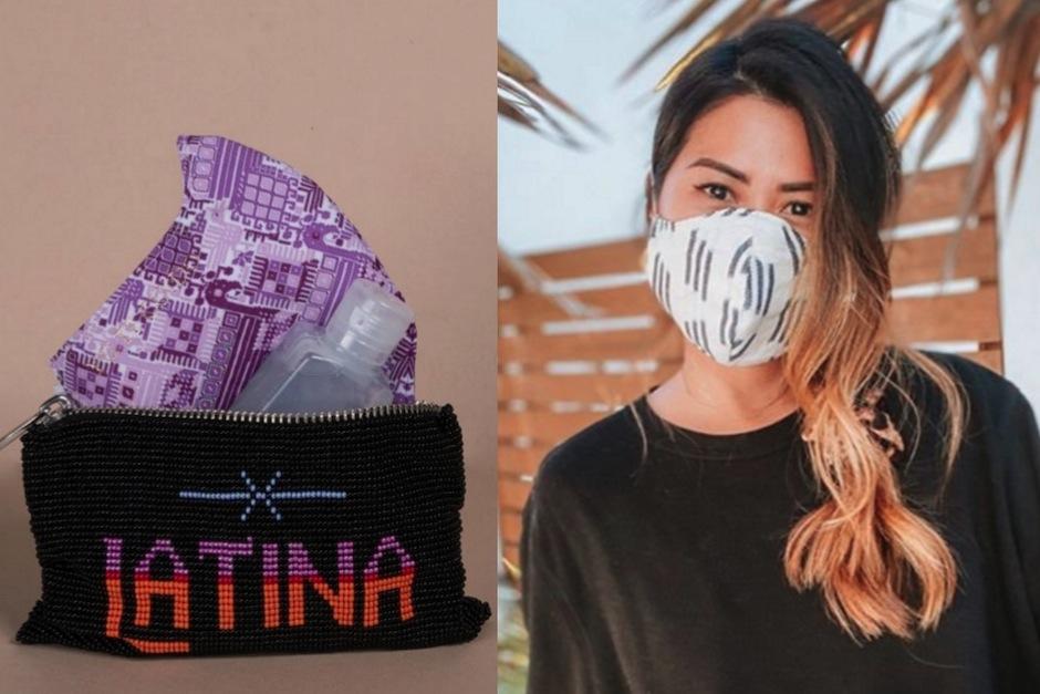 Estas mascarillas están hechas en Guatemala por artesanos y son reutilizables. (Fotos: Marías Bag y Mercado Global)