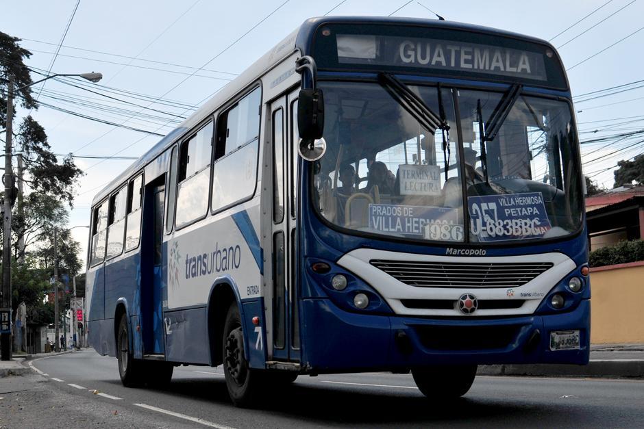 El transporte público fue suspendido desde que se iniciaron las acciones para contener la propagación del Covid-19. (Foto: Archivo/Soy502)