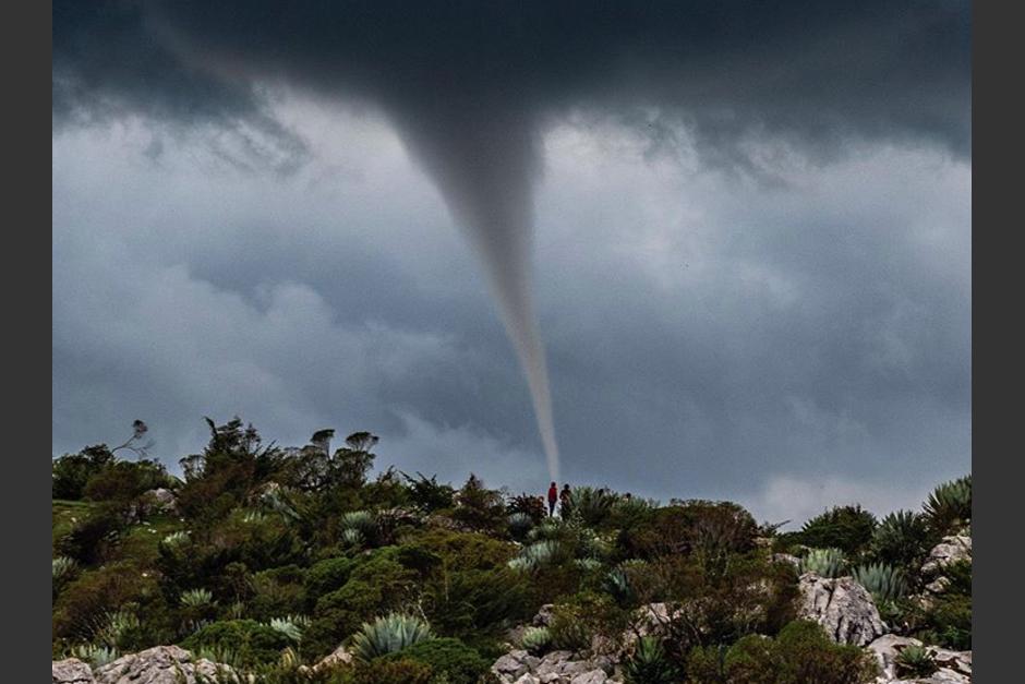 El fotógrafo Abel Juárez comparte una imagen del fenómeno natural que afectó la semana pasada algunas comunidades de Huehuetenango. (Foto: Instagram/Abel Juárez)