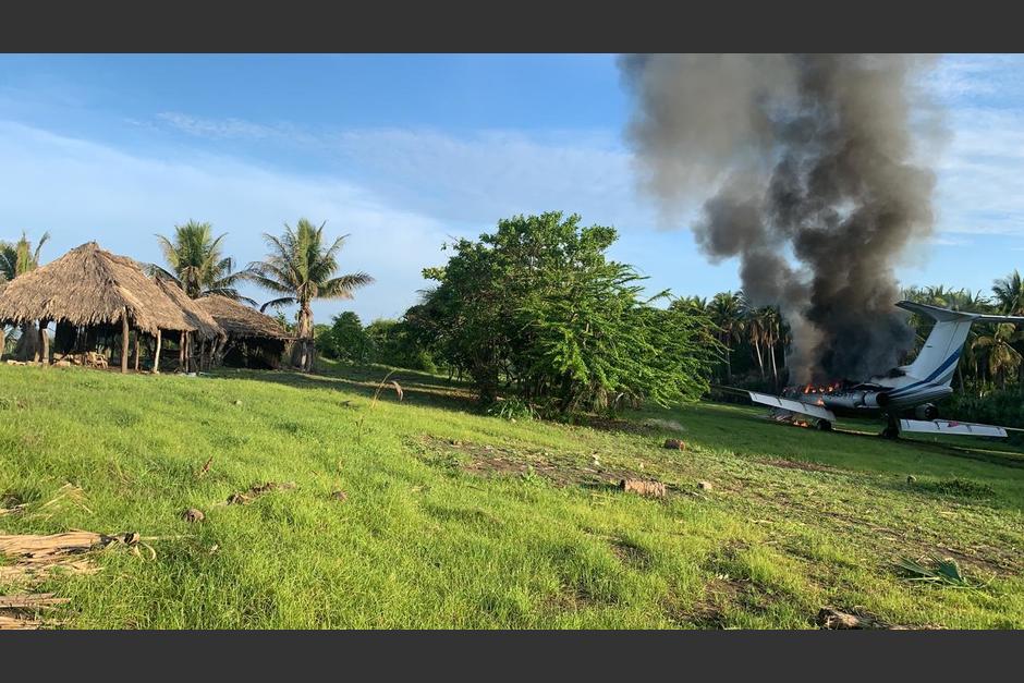 Las autoridades confirmaron el hallazgo de una nave con posibles ilícitos. (Foto: Ejército de Guatemala) 