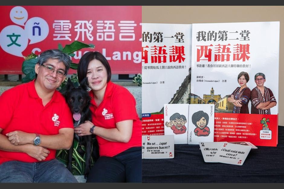 El guatemalteco tiene una escuela de idiomas en Taiwán. (Fotos: Fernando López)