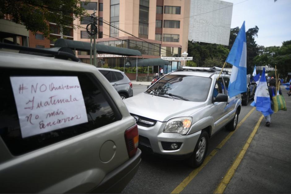 Nuevamente la manifestación saldrá del Obelisco y se hará en carros. (Foto: Archivo/Soy502)