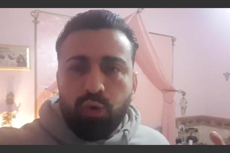 El italiano pidió ayuda a través de Facebook. (Foto: Captura de video)