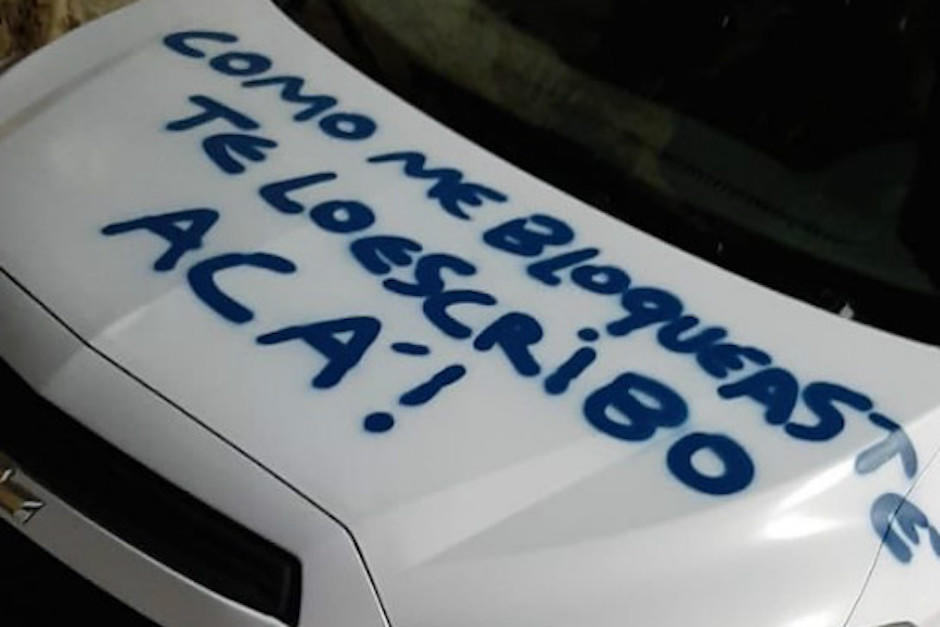 Una mujer furiosa tomó venganza contra su infiel pareja en Argentina. (Foto: Twitter)